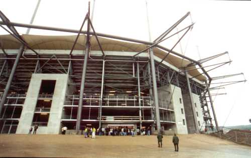 Volksparkstadion Au&szlig;enansicht
