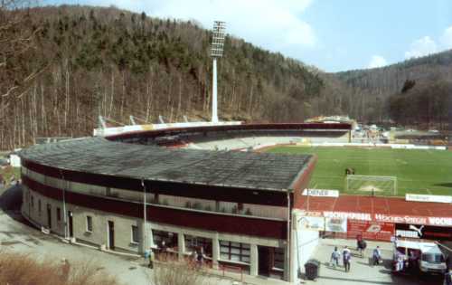 Erzgebirgestadion - Haupttrib&uuml;ne von oben