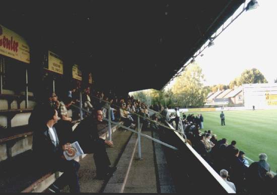 Stade de la Frontiere - Blick &uuml;ber die Trib&uuml;ne