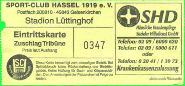 Zusatzticket Trib&uuml;ne