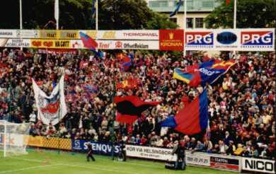 Olympiastadion - HIF-Supporter