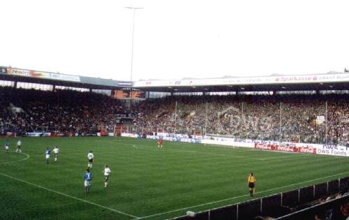 Ruhrstadion - Panorama mit Heimtribne